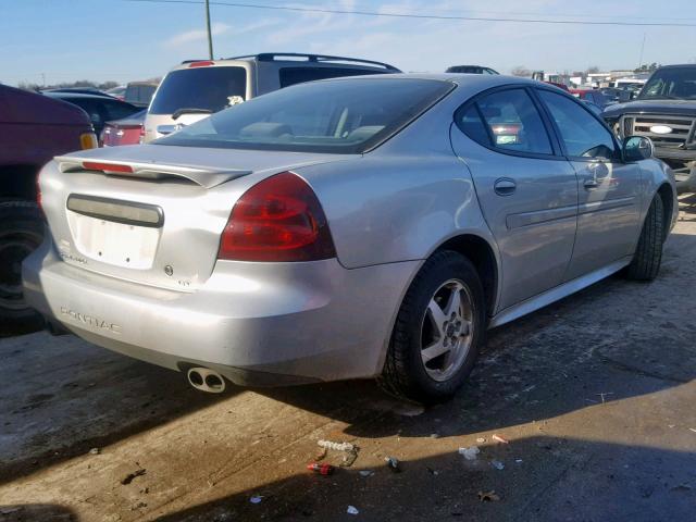 2G2WP522141352357 - 2004 PONTIAC GRAND PRIX SILVER photo 4