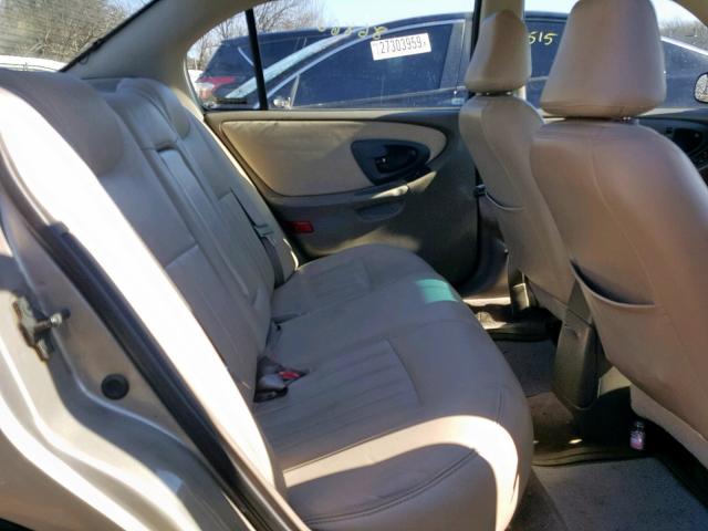 1G1NE52MXW6257444 - 1998 CHEVROLET MALIBU LS GOLD photo 6