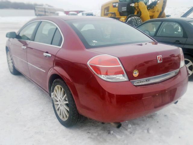 1G8ZV57797F233076 - 2007 SATURN AURA XR RED photo 2