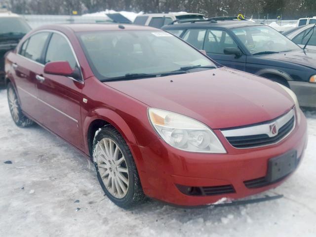 1G8ZV57797F233076 - 2007 SATURN AURA XR RED photo 4