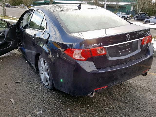 JH4CU2F66EC000470 - 2014 ACURA TSX TECH BLACK photo 3