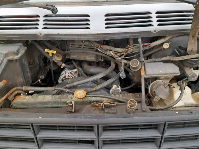 2B6HB21Y7PK512896 - 1993 DODGE RAM VAN B2 BLUE photo 7