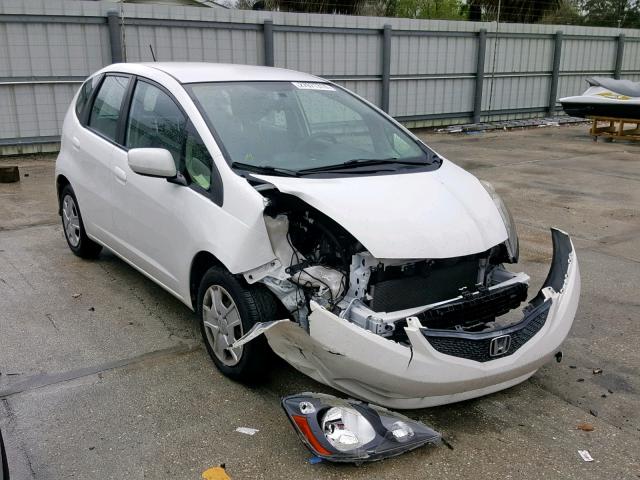 JHMGE8H31CC032129 - 2012 HONDA FIT WHITE photo 1