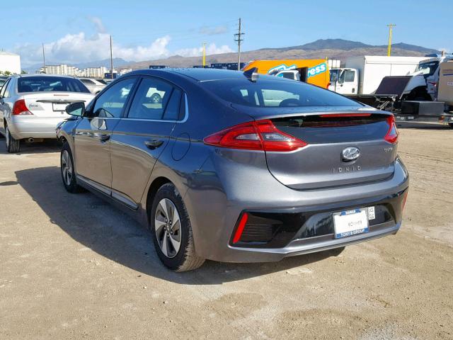 KMHC75LC3KU112150 - 2019 HYUNDAI IONIQ SEL GRAY photo 3