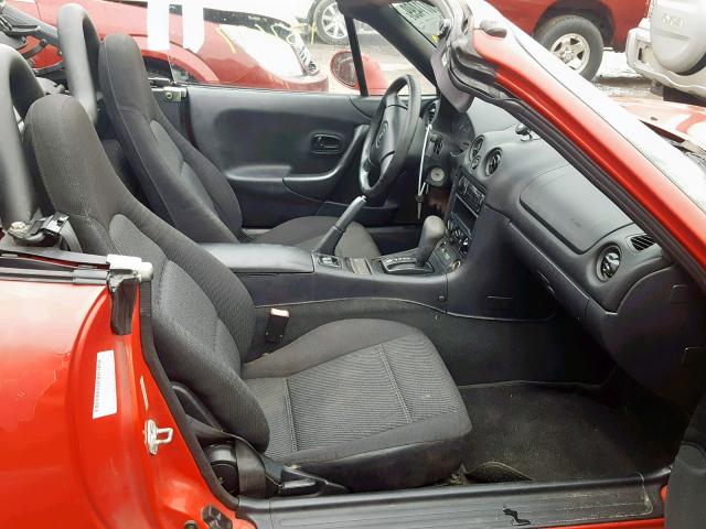 JM1NB3533Y0139703 - 2000 MAZDA MX-5 MIATA RED photo 5