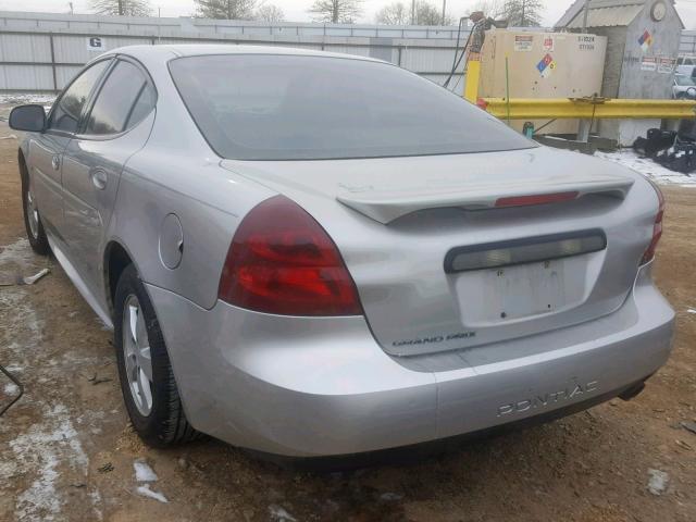 2G2WP552281114129 - 2008 PONTIAC GRAND PRIX SILVER photo 3