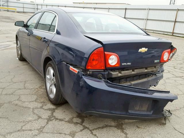 1G1ZA5EUXBF360978 - 2011 CHEVROLET MALIBU LS BLUE photo 3