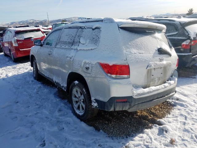 5TDBK3EH1DS268674 - 2013 TOYOTA HIGHLANDER BASE  photo 3