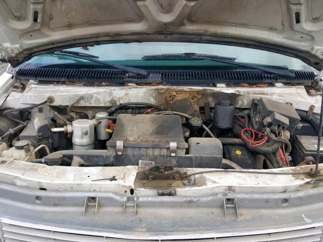 1GCDM19X42B135971 - 2002 CHEVROLET ASTRO WHITE photo 7