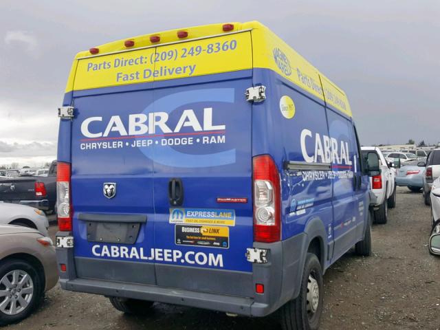 3C6TRVBG6EE102595 - 2014 RAM PROMASTER 蓝色 照片 4