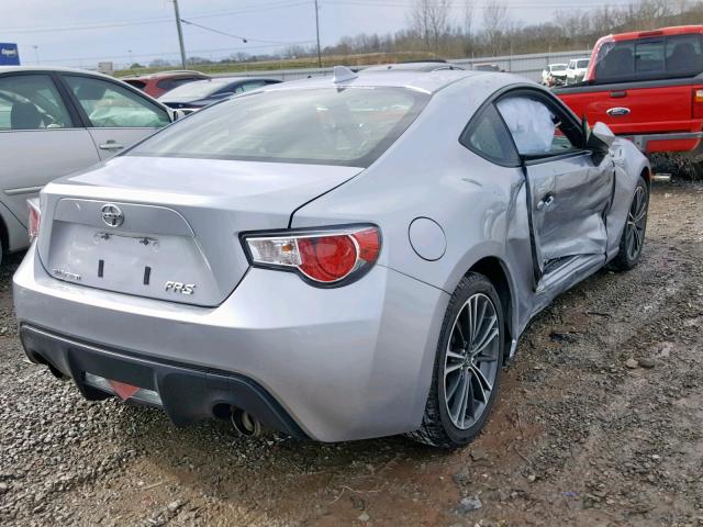 JF1ZNAA1XF8713011 - 2015 TOYOTA SCION FR-S SILVER photo 4