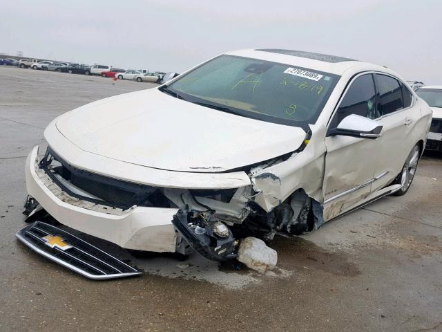 2G1155S35E9277887 - 2014 CHEVROLET IMPALA LTZ WHITE photo 2