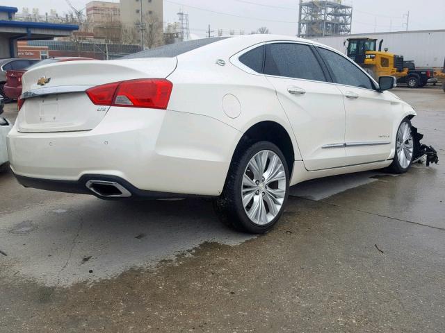 2G1155S35E9277887 - 2014 CHEVROLET IMPALA LTZ WHITE photo 4