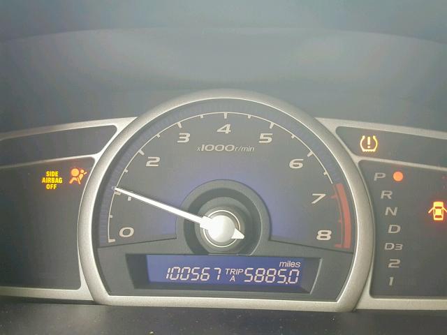 19XFA1F67BE037386 - 2011 HONDA CIVIC LX-S Մոխրագույն լուսանկար 8