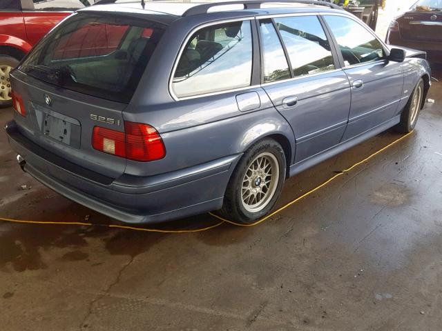 WBADS43471GD85891 - 2001 BMW 525 IT AUT BLUE photo 4