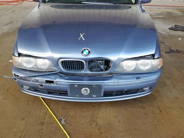 WBADS43471GD85891 - 2001 BMW 525 IT AUT BLUE photo 9