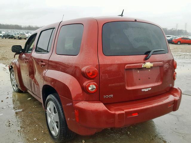 3GNCA13D18S662311 - 2008 CHEVROLET HHR LS MAROON photo 3