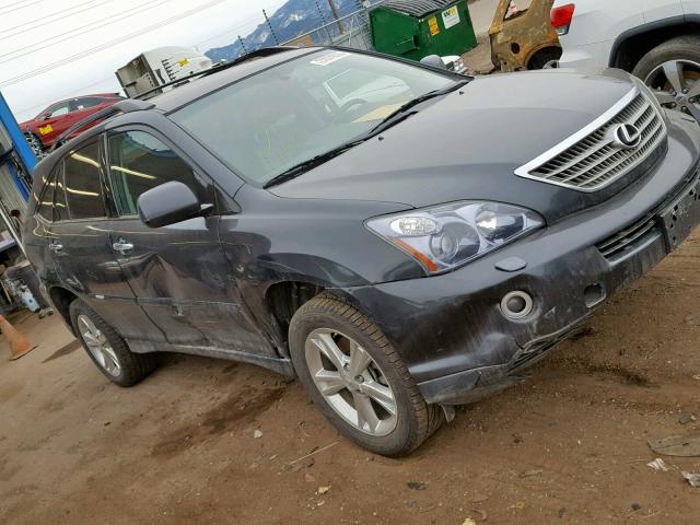 JTJHW31U482049879 - 2008 LEXUS RX 400H GRAY photo 1