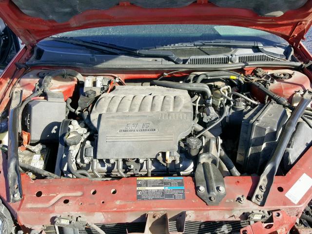 2G1WD58C689162185 - 2008 CHEVROLET IMPALA SUP 红色 照片 7