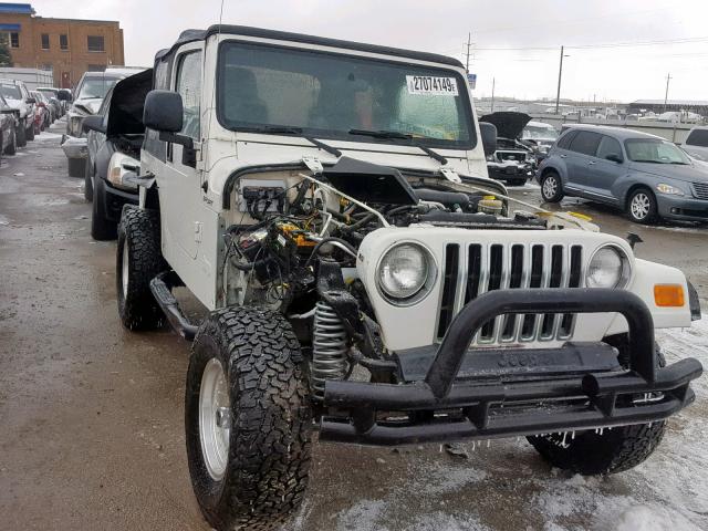 1J4FA49SX5P367788 - 2005 JEEP WRANGLER / WHITE photo 1