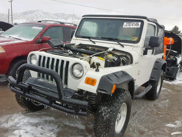 1J4FA49SX5P367788 - 2005 JEEP WRANGLER / WHITE photo 2