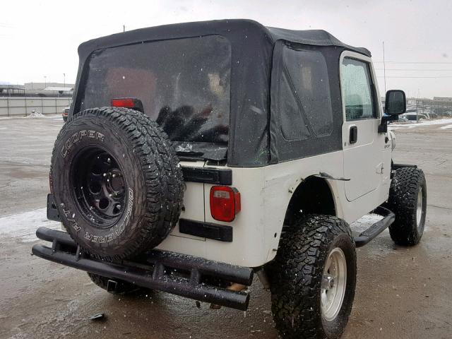 1J4FA49SX5P367788 - 2005 JEEP WRANGLER / WHITE photo 4