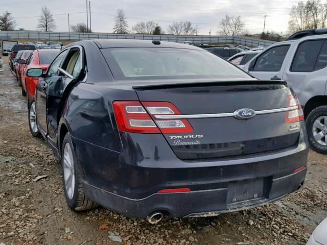 1FAHP2E81EG140913 - 2014 FORD TAURUS SEL BLACK photo 3