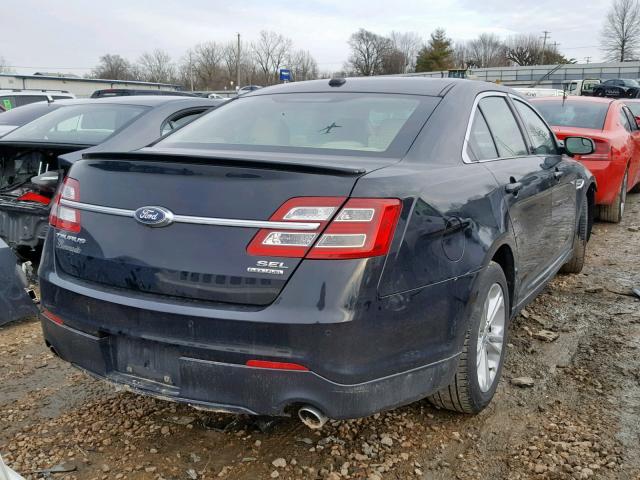 1FAHP2E81EG140913 - 2014 FORD TAURUS SEL BLACK photo 4