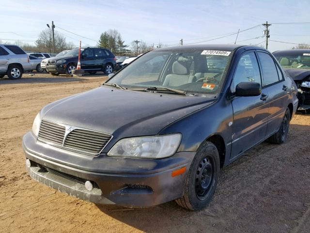 JA3AJ26E73U119269 - 2003 MITSUBISHI LANCER ES BLACK photo 2