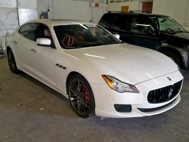 ZAM56PPA1G1165647 - 2016 MASERATI QUATTROPOR WHITE photo 1