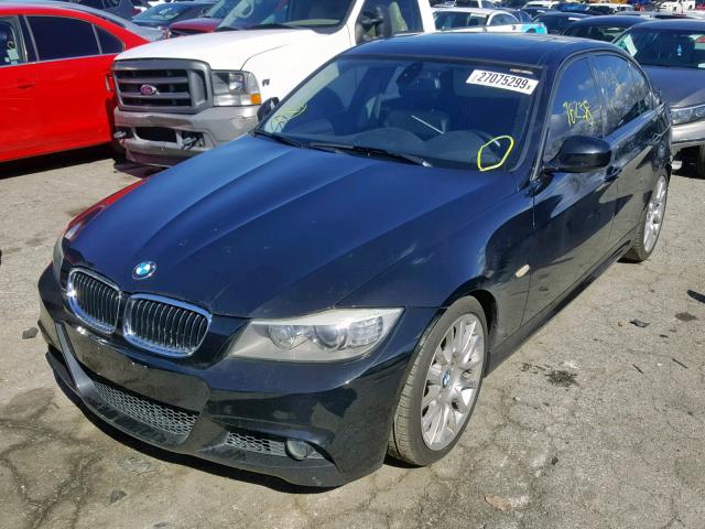 WBAPN7C51BA950829 - 2011 BMW 335 D BLACK photo 2