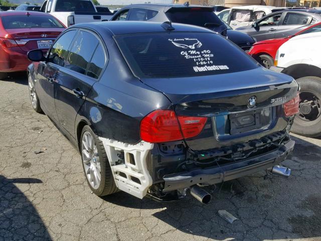 WBAPN7C51BA950829 - 2011 BMW 335 D BLACK photo 3