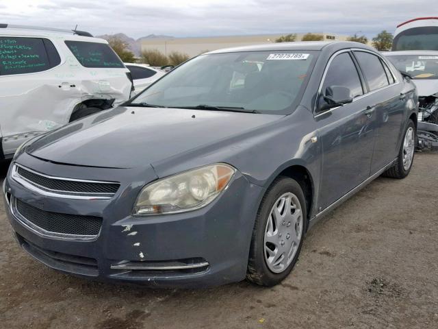 1G1ZH57B884282678 - 2008 CHEVROLET MALIBU 1LT GRAY photo 2