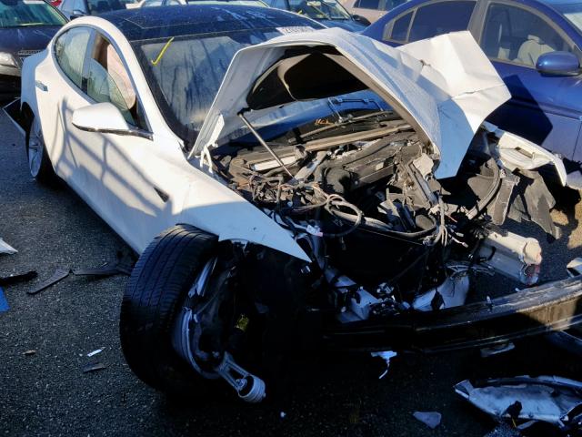 5YJSA1E13FF114923 - 2015 TESLA MODEL S أبيض صورة 1