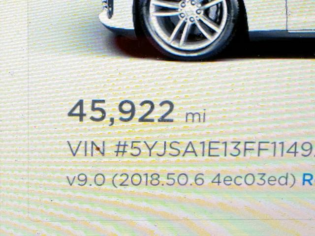 5YJSA1E13FF114923 - 2015 TESLA MODEL S أبيض صورة 8