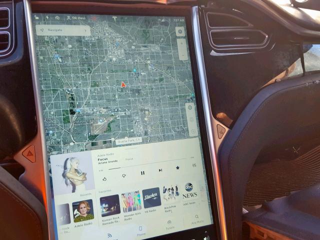 5YJSA1E13FF114923 - 2015 TESLA MODEL S أبيض صورة 9