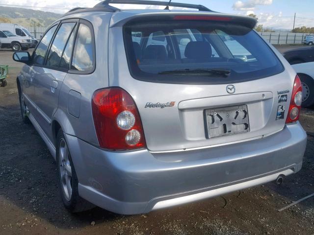 JM1BJ246121470941 - 2002 MAZDA PROTEGE SILVER photo 3