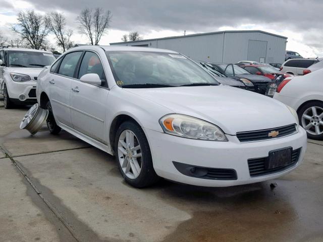 2G1WC5EM2A1264149 - 2010 CHEVROLET IMPALA LTZ WHITE photo 1