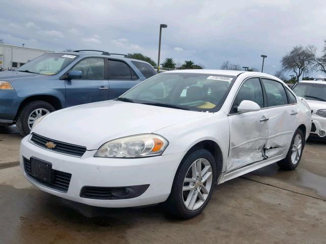 2G1WC5EM2A1264149 - 2010 CHEVROLET IMPALA LTZ WHITE photo 2