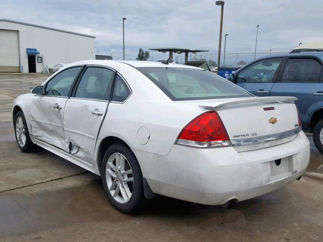 2G1WC5EM2A1264149 - 2010 CHEVROLET IMPALA LTZ WHITE photo 3