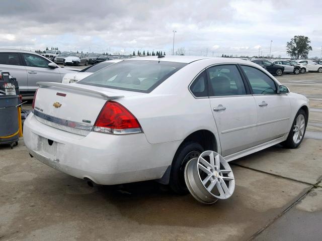 2G1WC5EM2A1264149 - 2010 CHEVROLET IMPALA LTZ WHITE photo 4