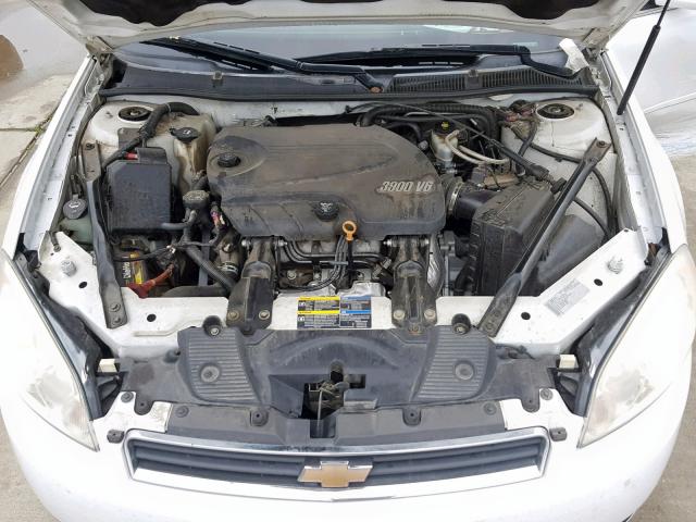 2G1WC5EM2A1264149 - 2010 CHEVROLET IMPALA LTZ WHITE photo 7