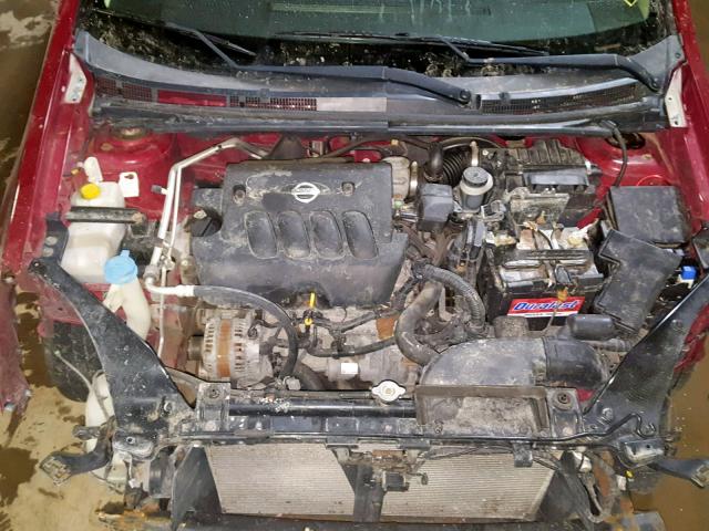 3N1AB61E27L650623 - 2007 NISSAN SENTRA 2.0 RED photo 7