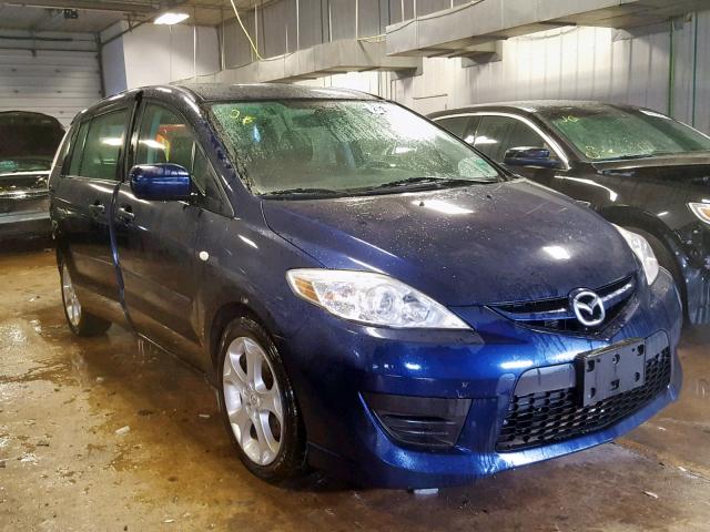 JM1CR293090347711 - 2009 MAZDA 5 BLUE photo 1