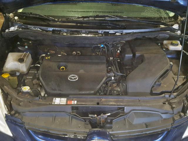 JM1CR293090347711 - 2009 MAZDA 5 BLUE photo 7