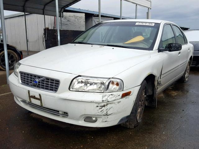 YV1TS592651390381 - 2005 VOLVO S80 2.5T WHITE photo 2