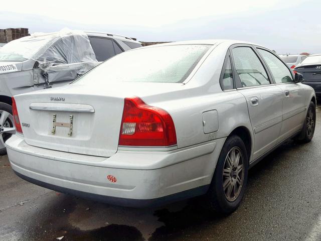 YV1TS592651390381 - 2005 VOLVO S80 2.5T WHITE photo 4