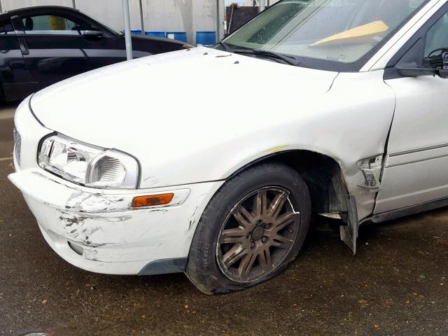 YV1TS592651390381 - 2005 VOLVO S80 2.5T WHITE photo 9