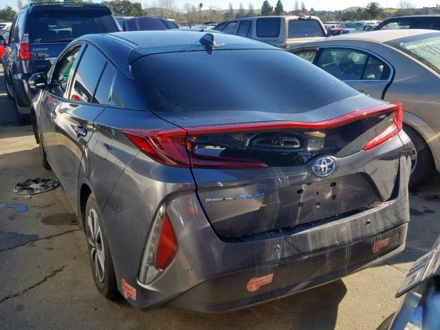 JTDKARFP0H3053628 - 2017 TOYOTA PRIUS PRIM 灰色 照片 3