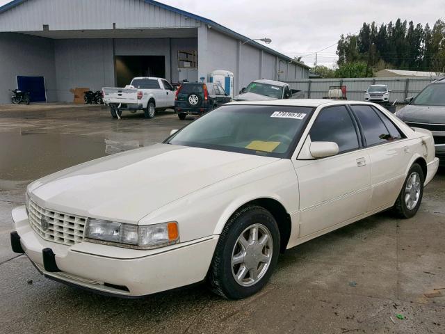 1G6KY5292VU819377 - 1997 CADILLAC SEVILLE ST WHITE photo 2